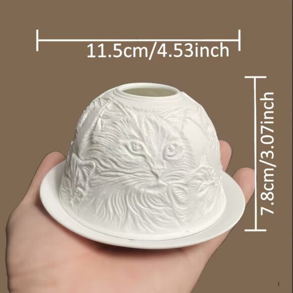 cats and Kittens Fairy Lamp Lithophane - Picture 5 of 6